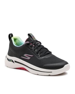 Skechers Sneakersy Go Walk Arch Fit 124868/BKHP Czarny