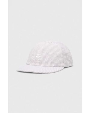 Tommy Hilfiger czapka z daszkiem kolor biały wzorzysta