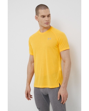 Under Armour t-shirt do biegania Streaker kolor żółty