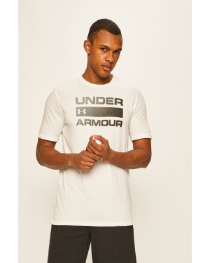 Under Armour t-shirt męski kolor biały