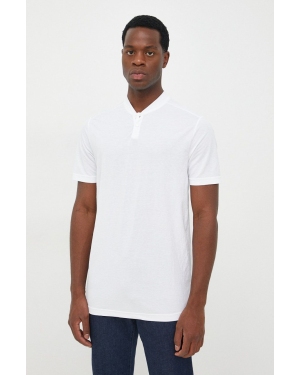 United Colors of Benetton t-shirt męski kolor biały gładki