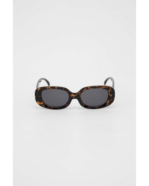 Vans okulary przeciwsłoneczne damskie kolor brązowy VN0007A71611-Tortoise