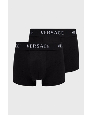 Versace bokserki (2-pack) męskie kolor czarny