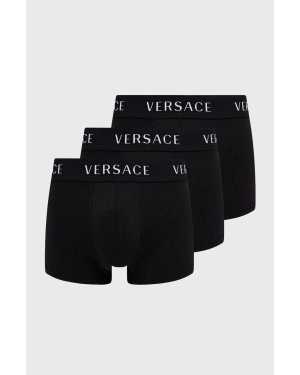 Versace bokserki (3-pack) męskie kolor czarny