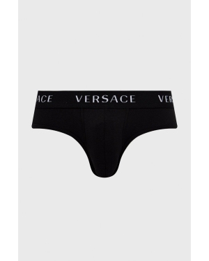 Versace Slipy męskie kolor czarny