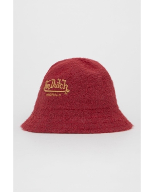 Von Dutch kapelusz kolor czerwony