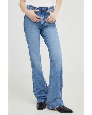 Wrangler jeansy damskie high waist