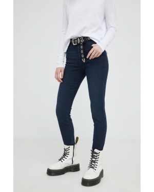 Wrangler jeansy High Rise Skinny Ink Spill damskie high waist