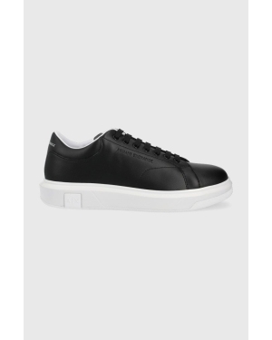 Armani Exchange sneakersy skórzane kolor czarny XUX123 XV534 00002