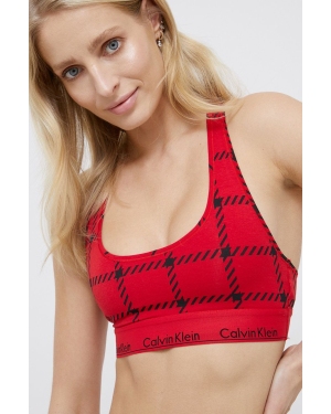 Calvin Klein Underwear Biustonosz kolor czerwony wzorzysty