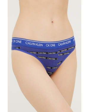 Calvin Klein Underwear stringi kolor granatowy