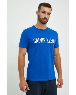 Calvin Klein Underwear t-shirt piżamowy bawełniany z nadrukiem