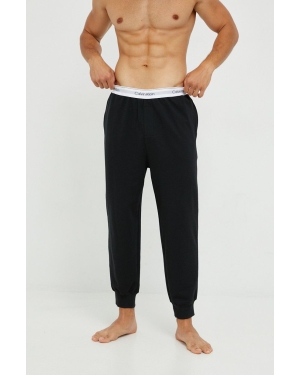 Calvin Klein Underwear spodnie piżamowe męskie kolor czarny gładka