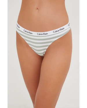 Calvin Klein Underwear stringi kolor turkusowy