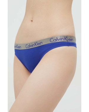 Calvin Klein Underwear stringi kolor granatowy