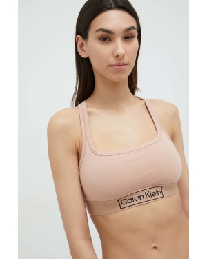 Calvin Klein Underwear biustonosz kolor beżowy gładki
