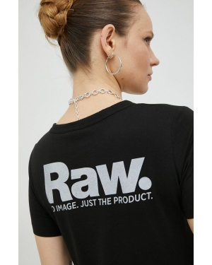 G-Star Raw t-shirt bawełniany kolor czarny