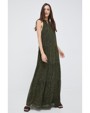 Lauren Ralph Lauren sukienka 250876733001 kolor zielony maxi prosta