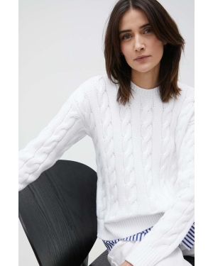 Lauren Ralph Lauren sweter bawełniany damski kolor biały