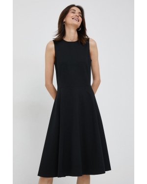 Lauren Ralph Lauren sukienka kolor czarny mini rozkloszowana
