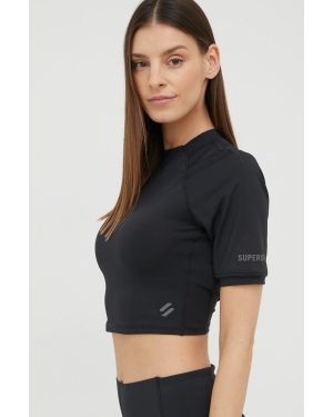 Superdry t-shirt damski kolor czarny
