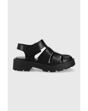 Vagabond Shoemakers sandały skórzane COSMO 2.0 damskie kolor czarny