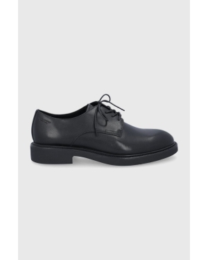 Vagabond Shoemakers Półbuty skórzane męskie kolor czarny
