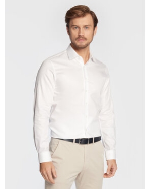 Calvin Klein Koszula K10K108427 Biały Slim Fit
