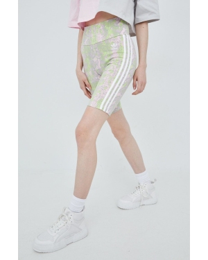 adidas Originals szorty HT5967 damskie wzorzyste high waist