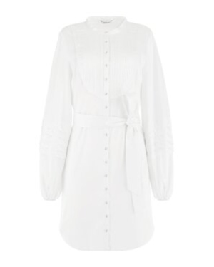 Guess Sukienka koszulowa Tina W3GK0C WAF10 Biały Regular Fit