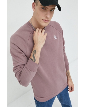 adidas Originals bluza męska kolor fioletowy z aplikacją