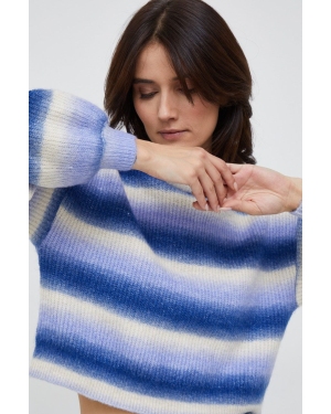 Vero Moda sweter damski kolor niebieski lekki