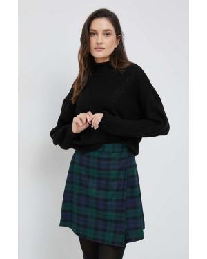Vero Moda sweter damski kolor czarny z półgolfem