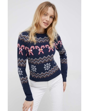 Vero Moda sweter damski kolor granatowy