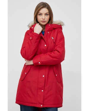 Vero Moda kurtka damska kolor czerwony zimowa