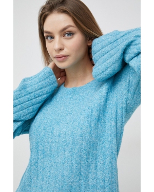 Vero Moda sweter damski kolor turkusowy lekki