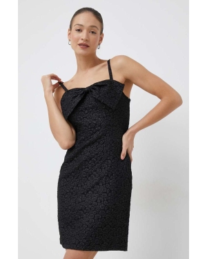 Y.A.S sukienka lumia kolor czarny mini dopasowana