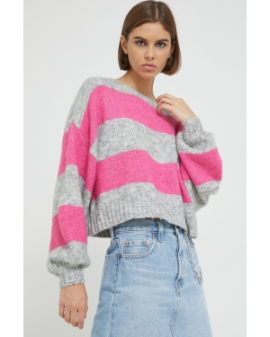 Only sweter damski kolor różowy