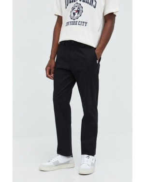 Tommy Jeans spodnie DM0DM13491.9BYY męskie kolor czarny proste