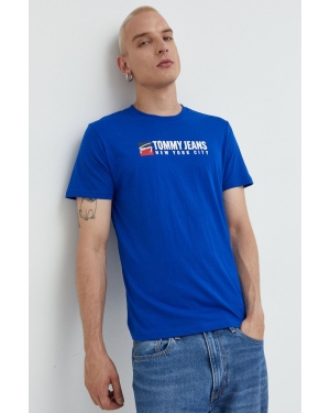 Tommy Jeans t-shirt bawełniany DM0DM14001.9BYY z nadrukiem