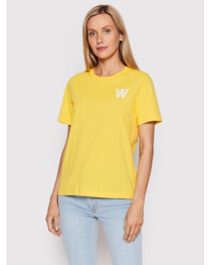 Wood Wood T-Shirt Mia 10292502-2222 Żółty Regular Fit
