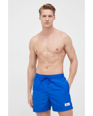 Tommy Jeans szorty kąpielowe kolor niebieski