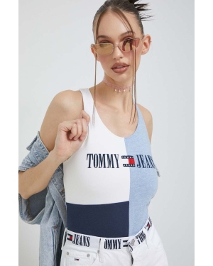 Tommy Jeans body damskie kolor biały