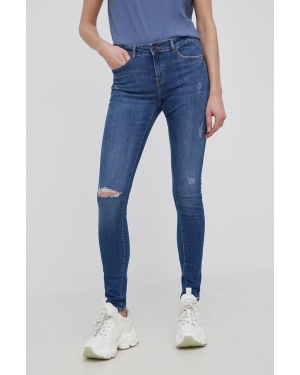 Noisy May jeansy damskie medium waist