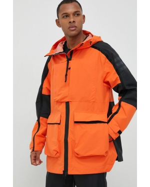 adidas Performance kurtka przeciwdeszczowa Xploric męska kolor pomarańczowy