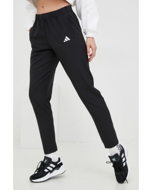 adidas Performance spodnie treningowe damskie kolor czarny gładkie
