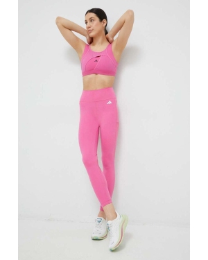 adidas Performance legginsy treningowe Train Essentials kolor różowy gładkie
