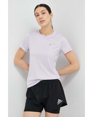 adidas Performance t-shirt do biegania x Parley kolor fioletowy