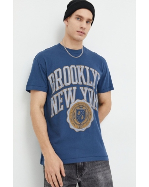 Abercrombie & Fitch t-shirt bawełniany z nadrukiem