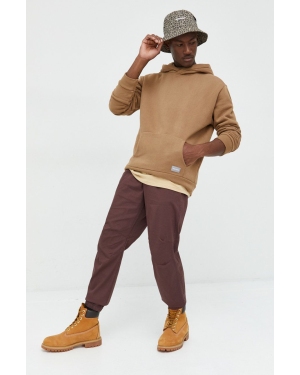 Abercrombie & Fitch spodnie męskie kolor brązowy